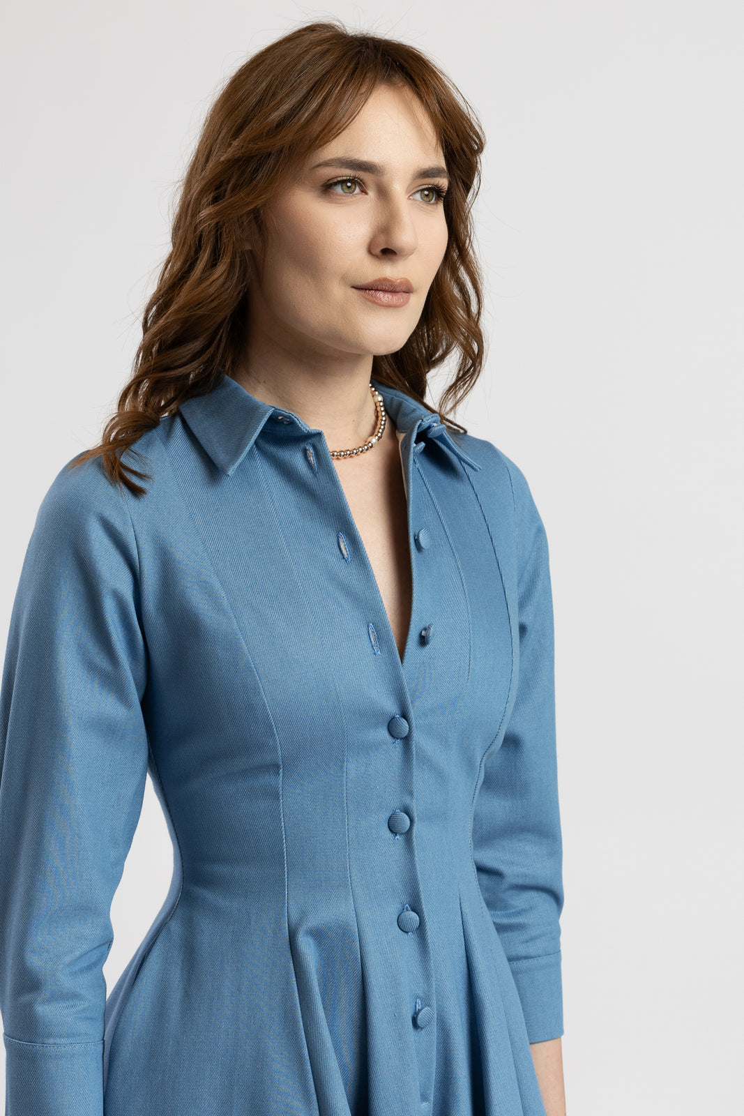 Incarca imaginea in galerie, Rochie scurta in clini din denim
