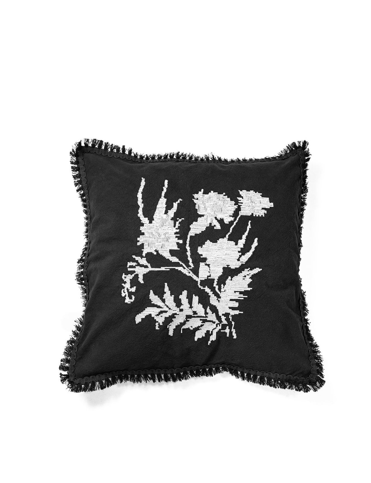 Incarca imaginea in galerie, Set perna decorativa panza topita neagra + Cartea "Calatori in propria tara" Editia 1