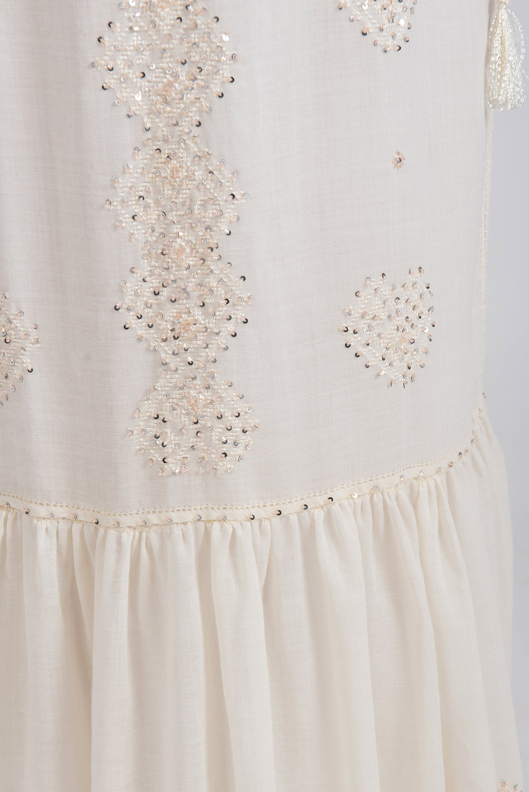 Load image into Gallery viewer, Hand-stitched merino wool type dress