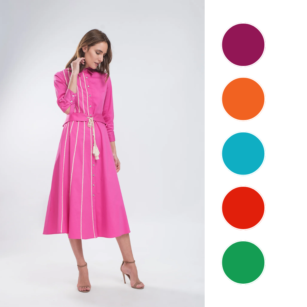 Ce nuante pot folosi cand port o piesa colorata?