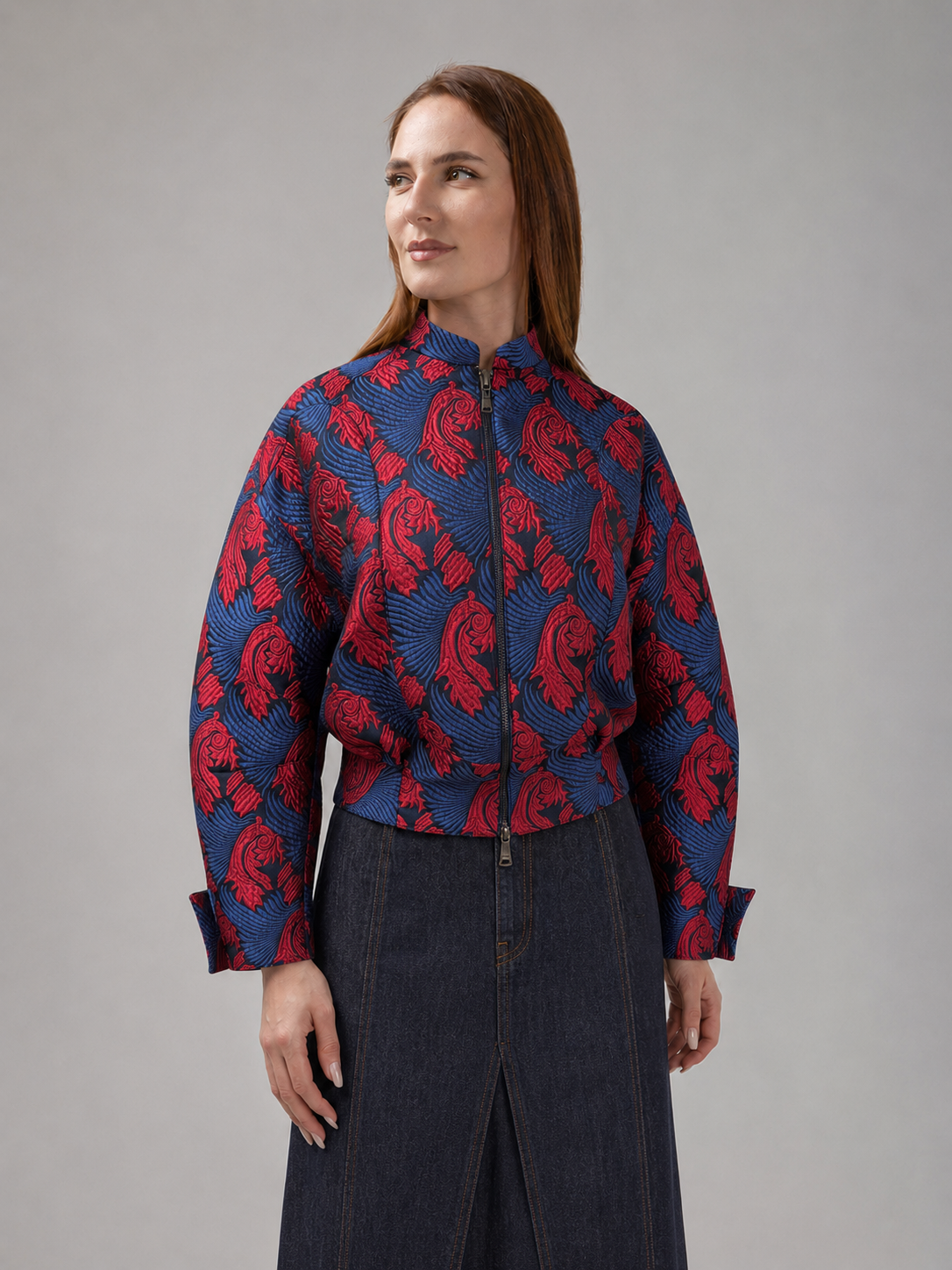 Load image into Gallery viewer, Dark green cotton shirt dress with macrame applications