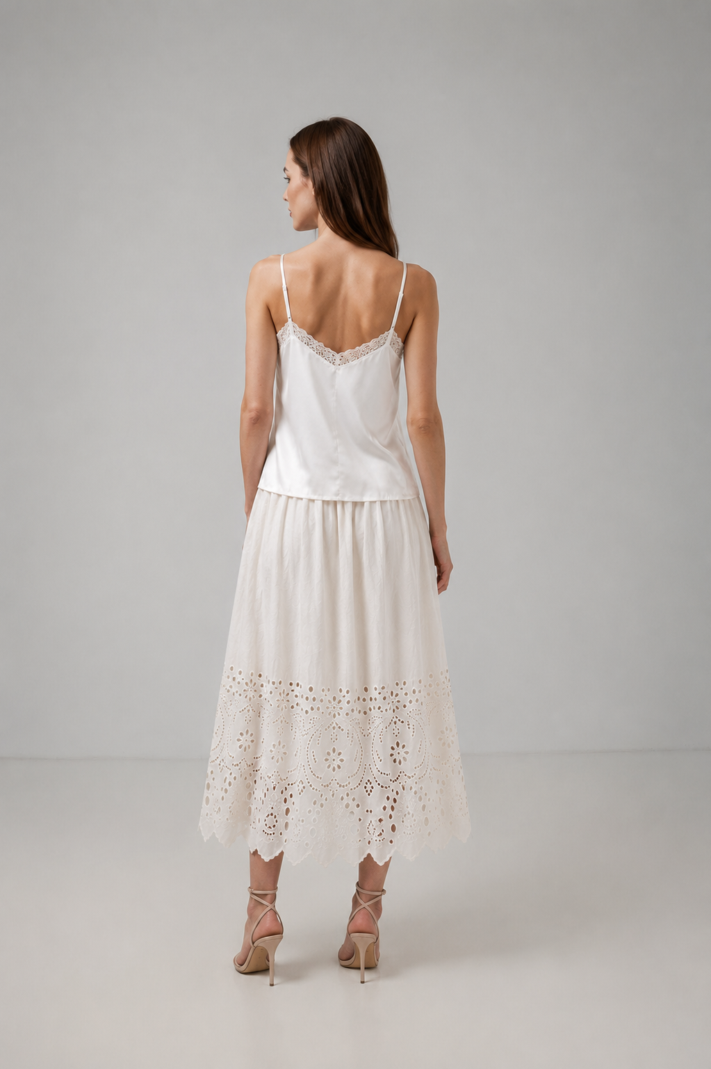 Load image into Gallery viewer, Yellow midi pleated skirt with elastic band