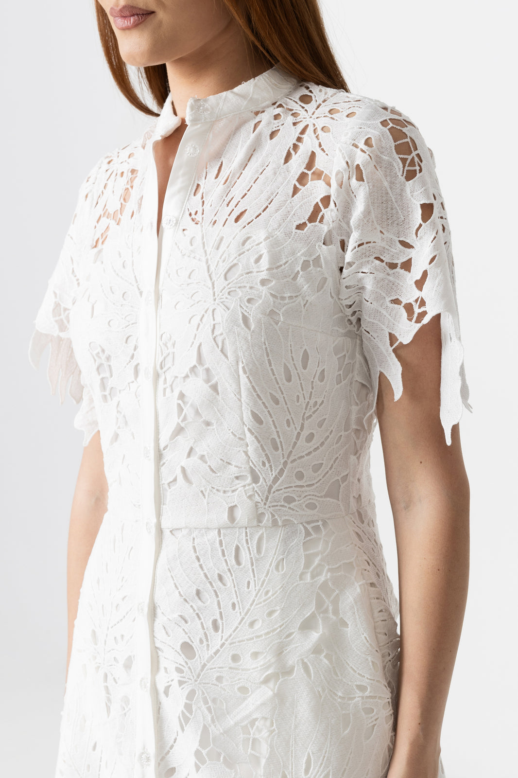 Load image into Gallery viewer, Dusty pink midi dress with cut-out shoulders