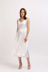 Midi silk dress