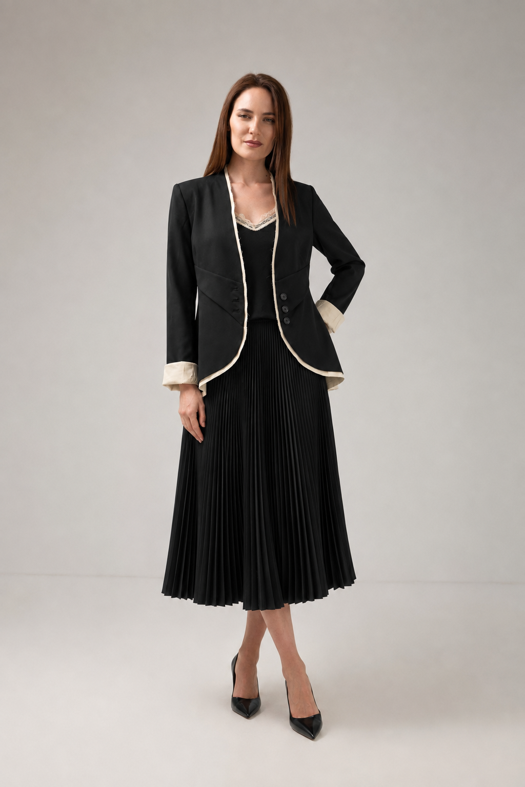 Load image into Gallery viewer, Short skirt woven in a warp