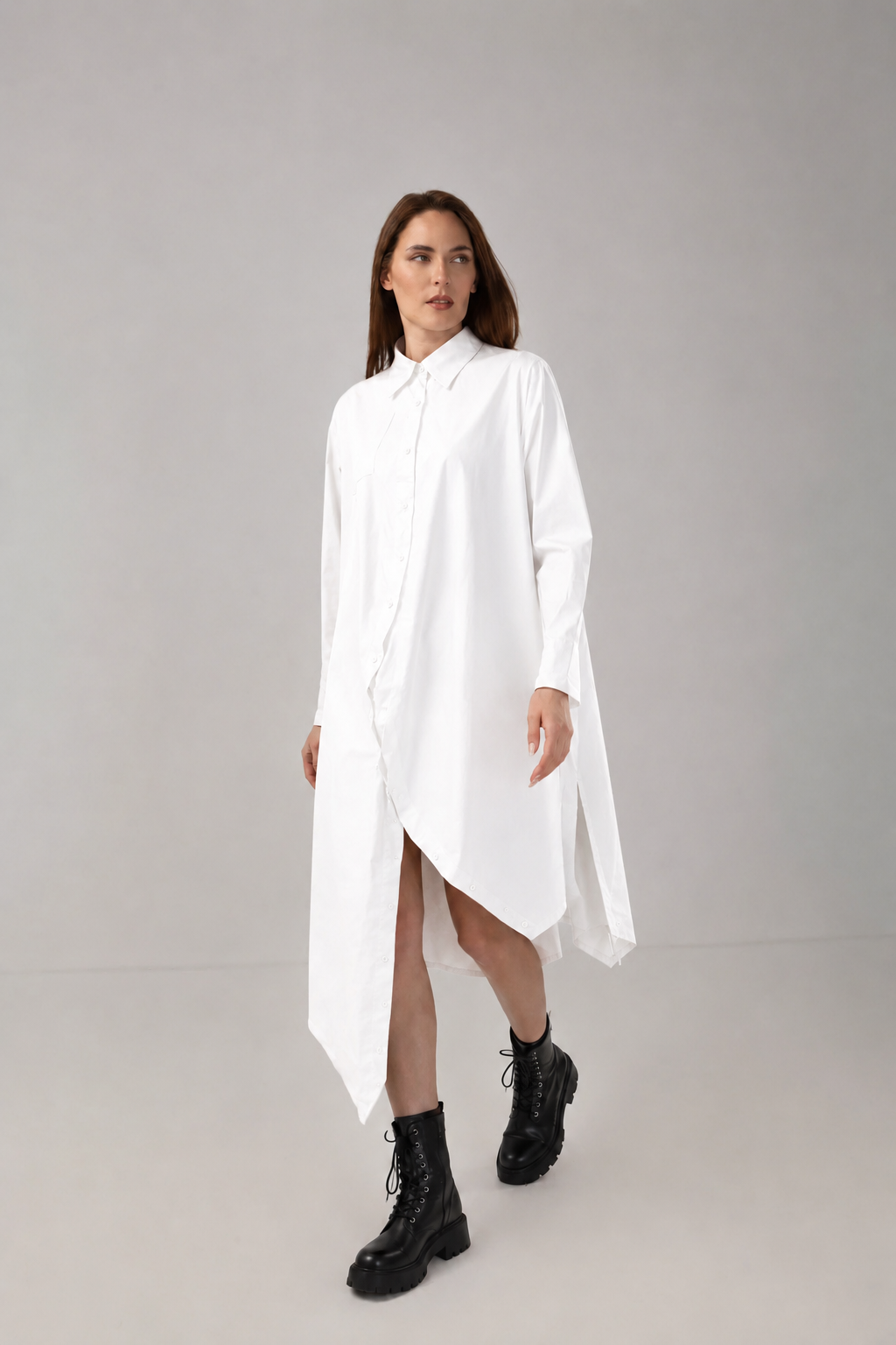Load image into Gallery viewer, Midi dress in printed viscose and macrame appliqué