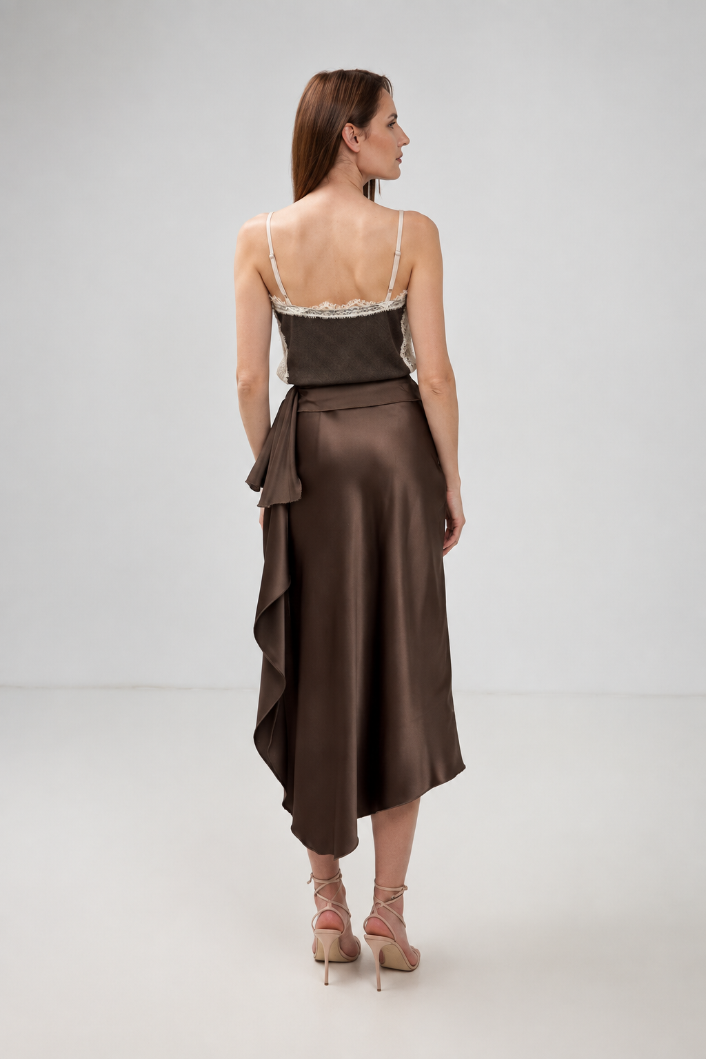 Load image into Gallery viewer, Dark green cotton shirt dress with macrame applications