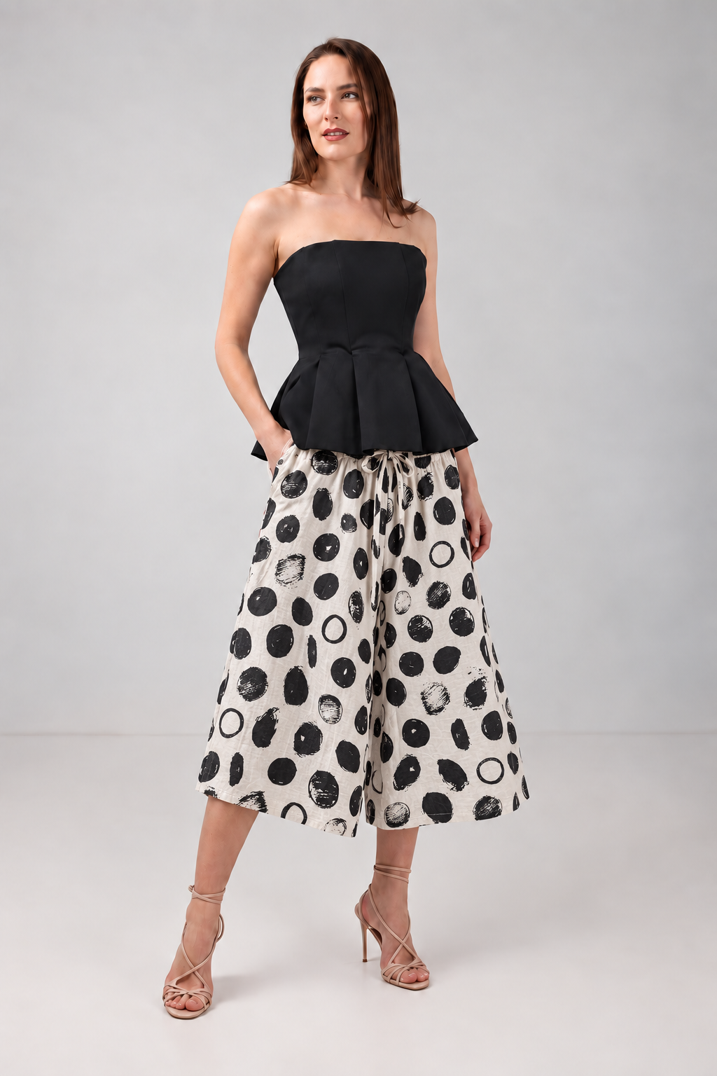 Load image into Gallery viewer, Yellow midi pleated skirt with elastic band