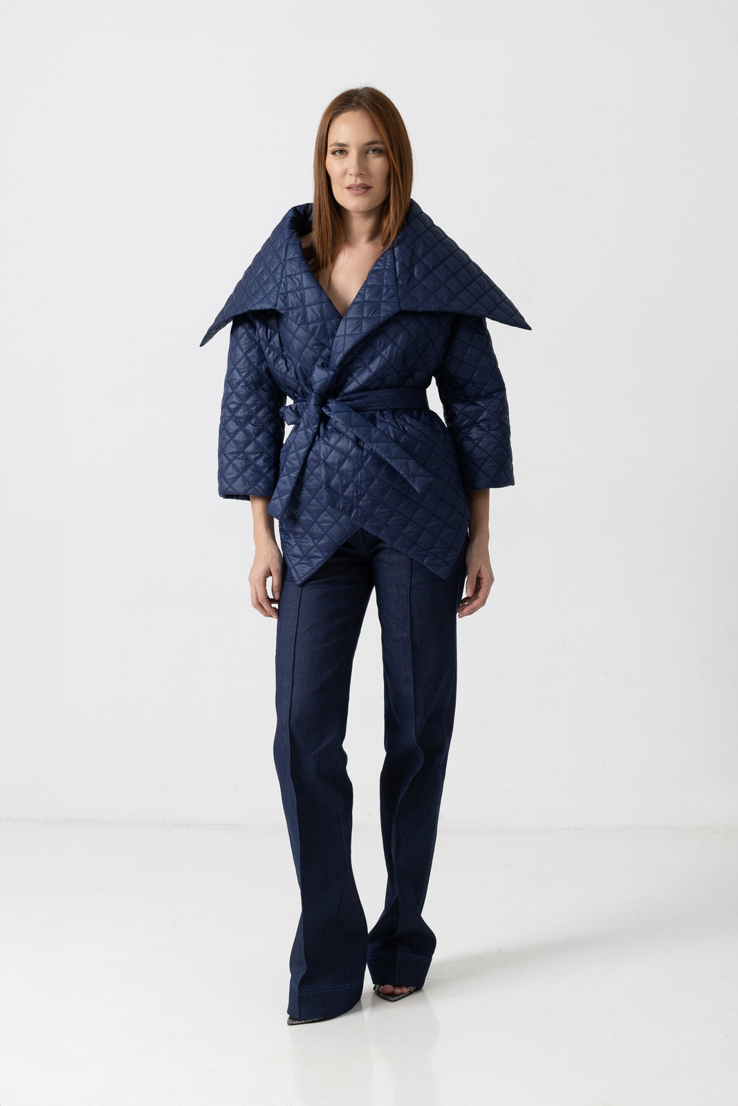 Load image into Gallery viewer, Fuchsia cotton midi dress with short sleeves and drawstring at the waist