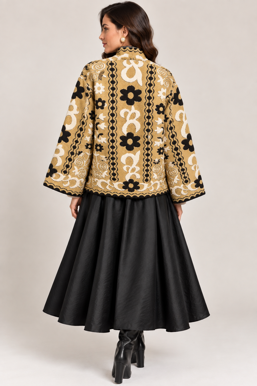Load image into Gallery viewer, Short skirt woven in a warp