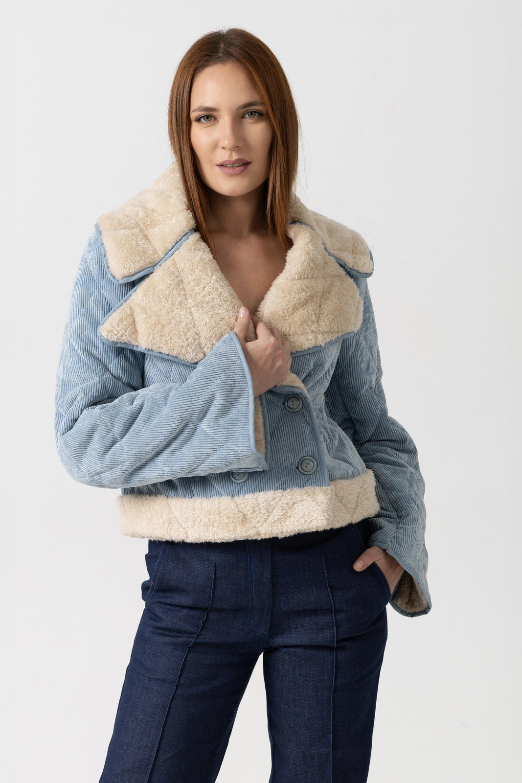 Load image into Gallery viewer, Short skirt woven in a warp