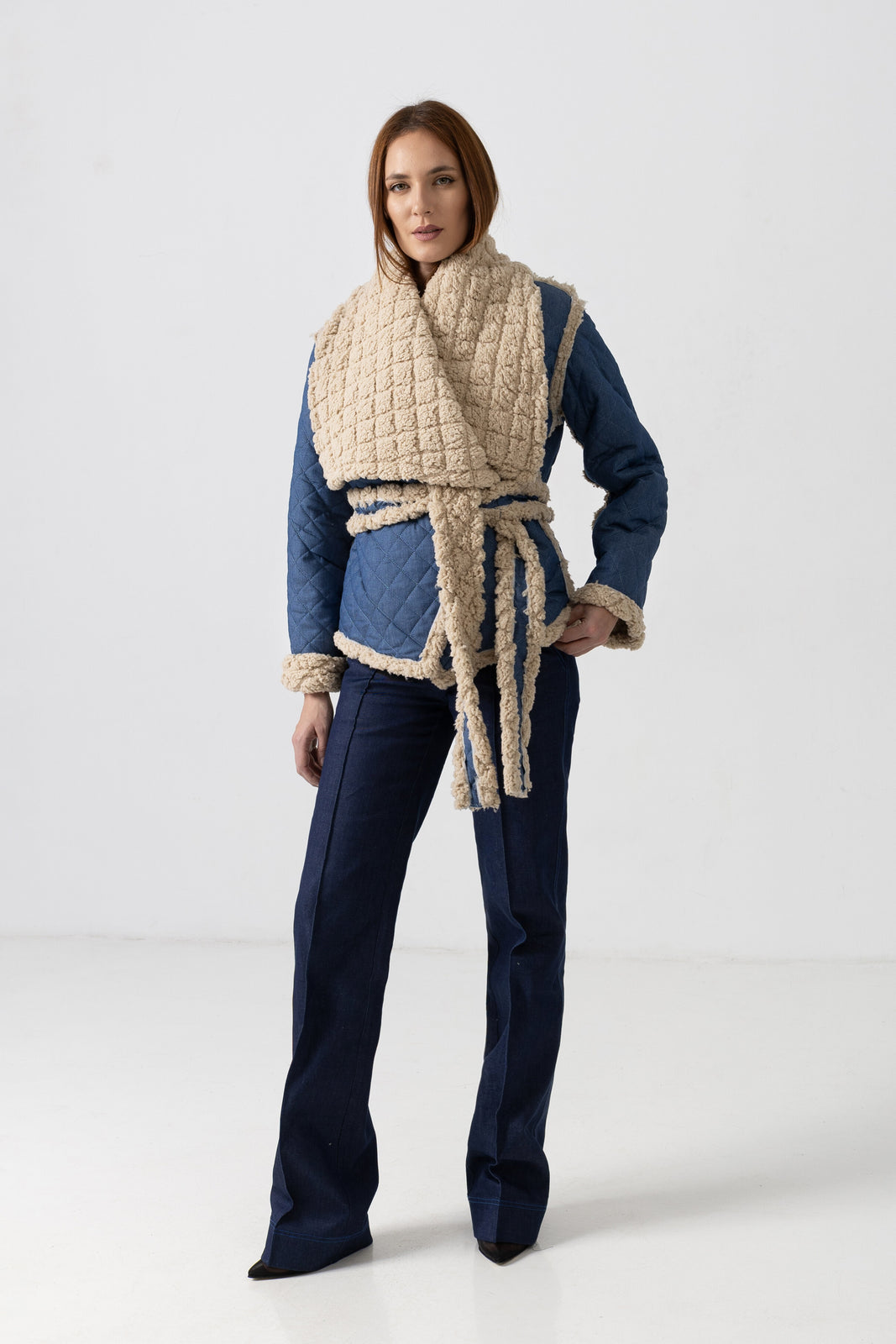 Load image into Gallery viewer, Short skirt woven in a warp