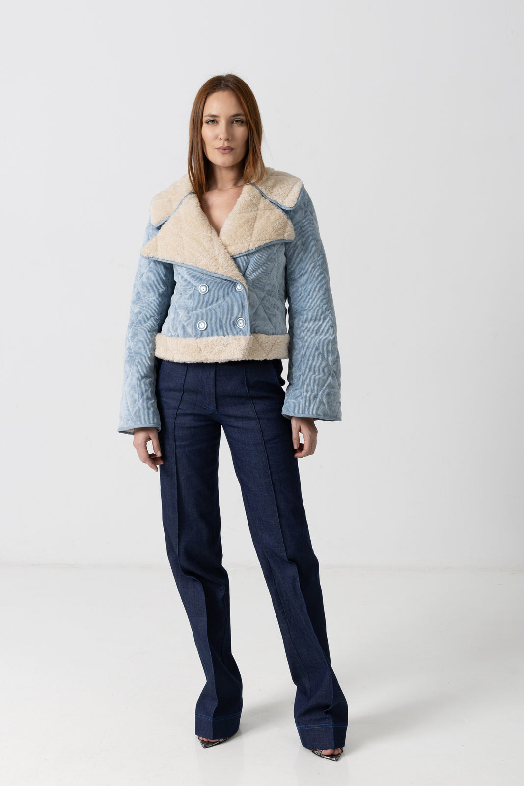 Load image into Gallery viewer, Short skirt woven in a warp