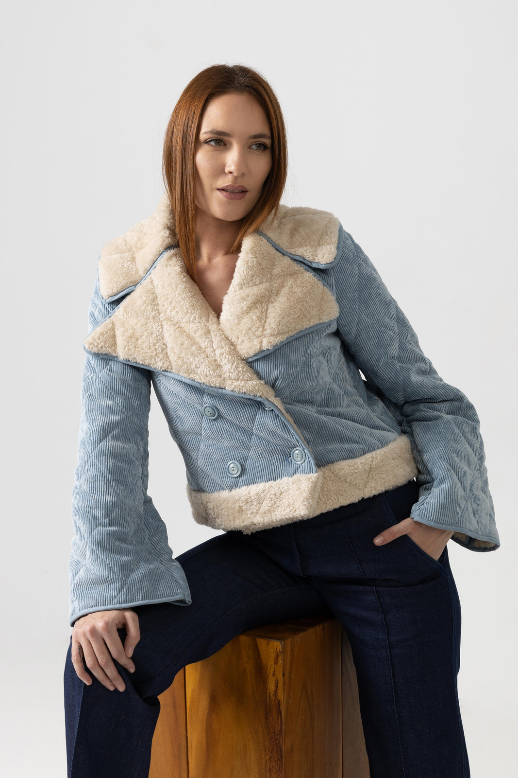 Load image into Gallery viewer, Short skirt woven in a warp