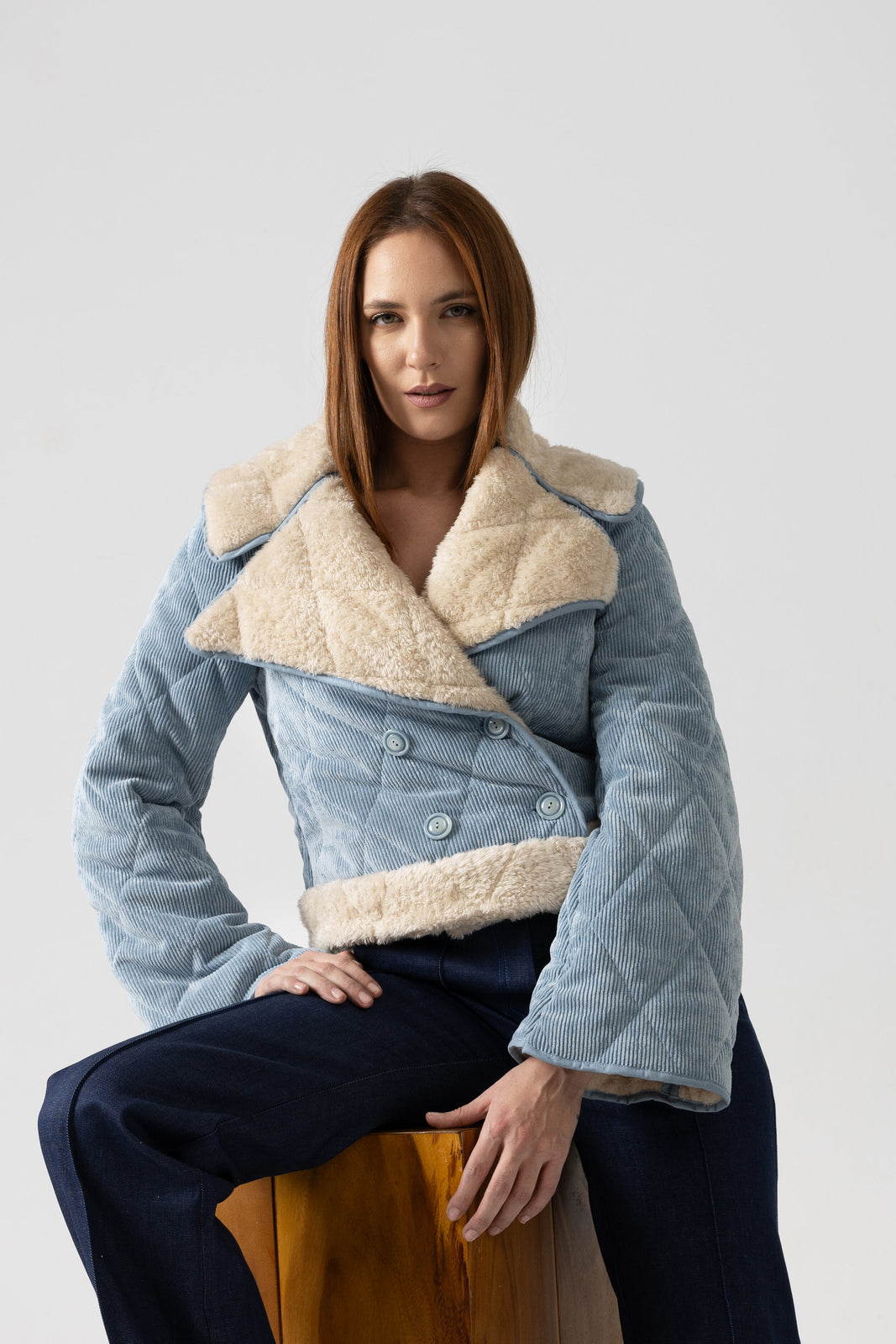 Load image into Gallery viewer, Short skirt woven in a warp