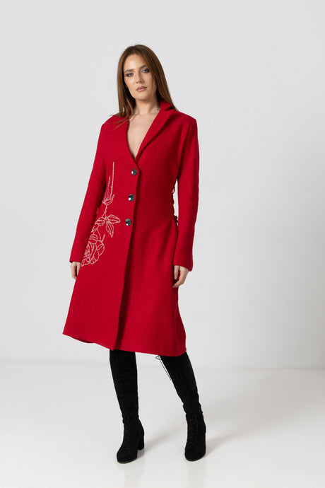 Short skirt woven in a warp