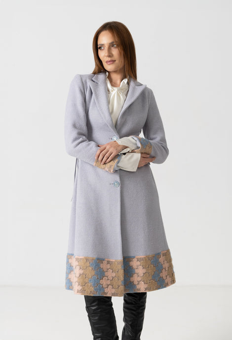 Short skirt woven in a warp