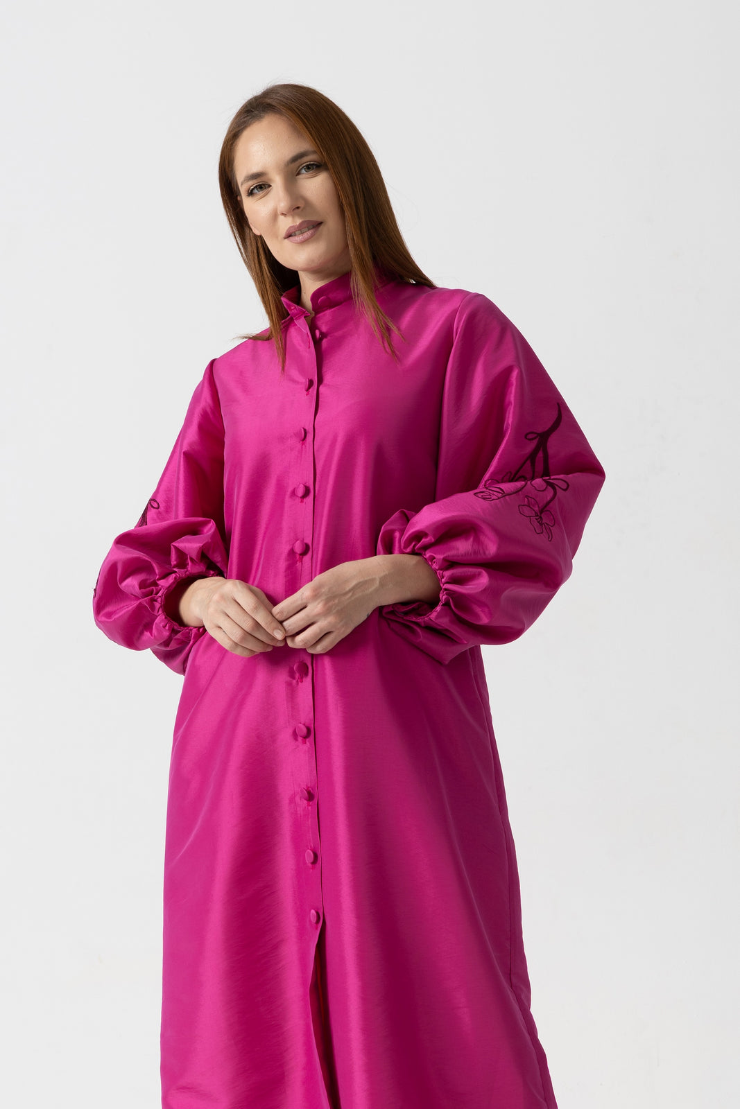 Load image into Gallery viewer, Midi white taffeta skirt