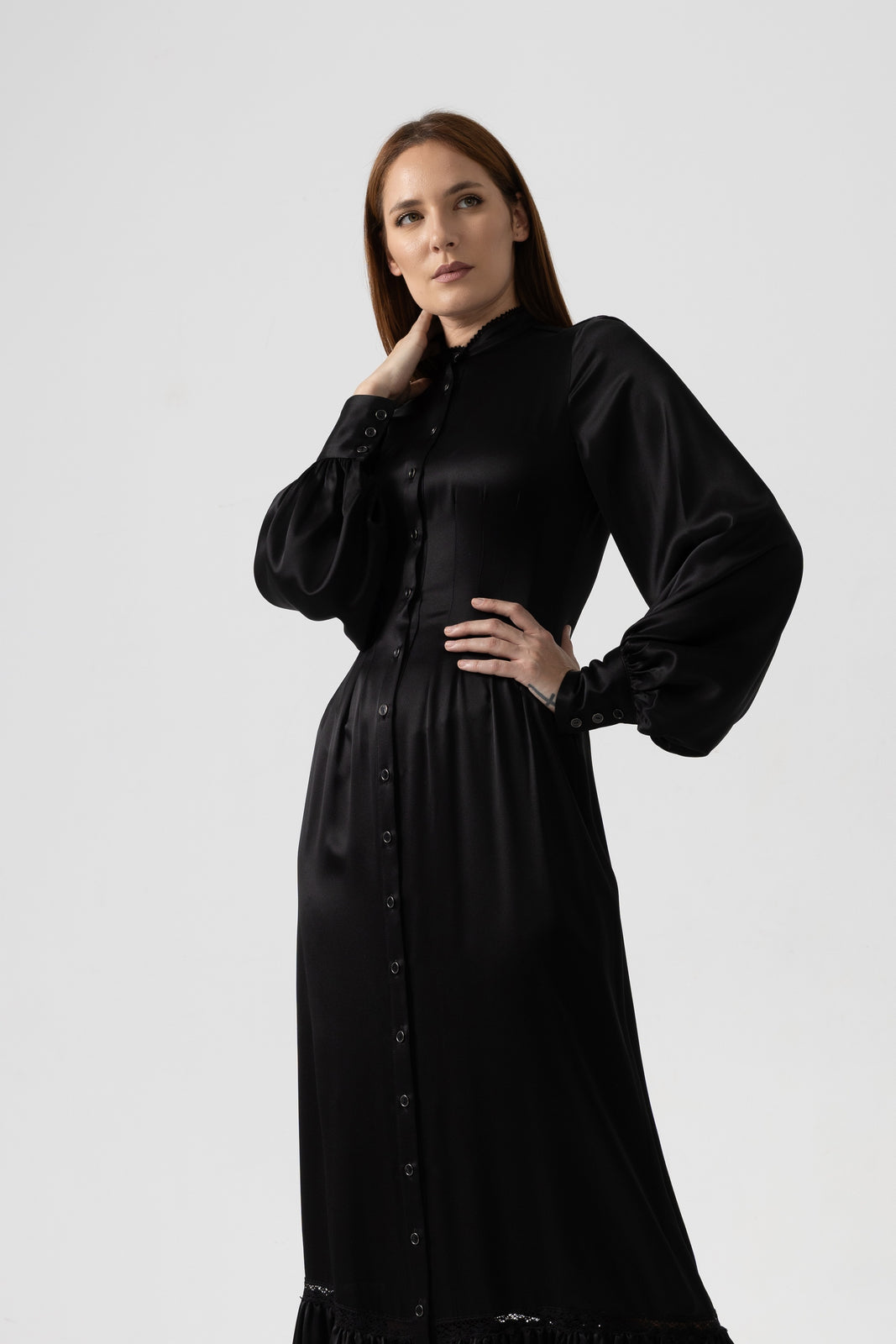 Load image into Gallery viewer, Midi white taffeta skirt