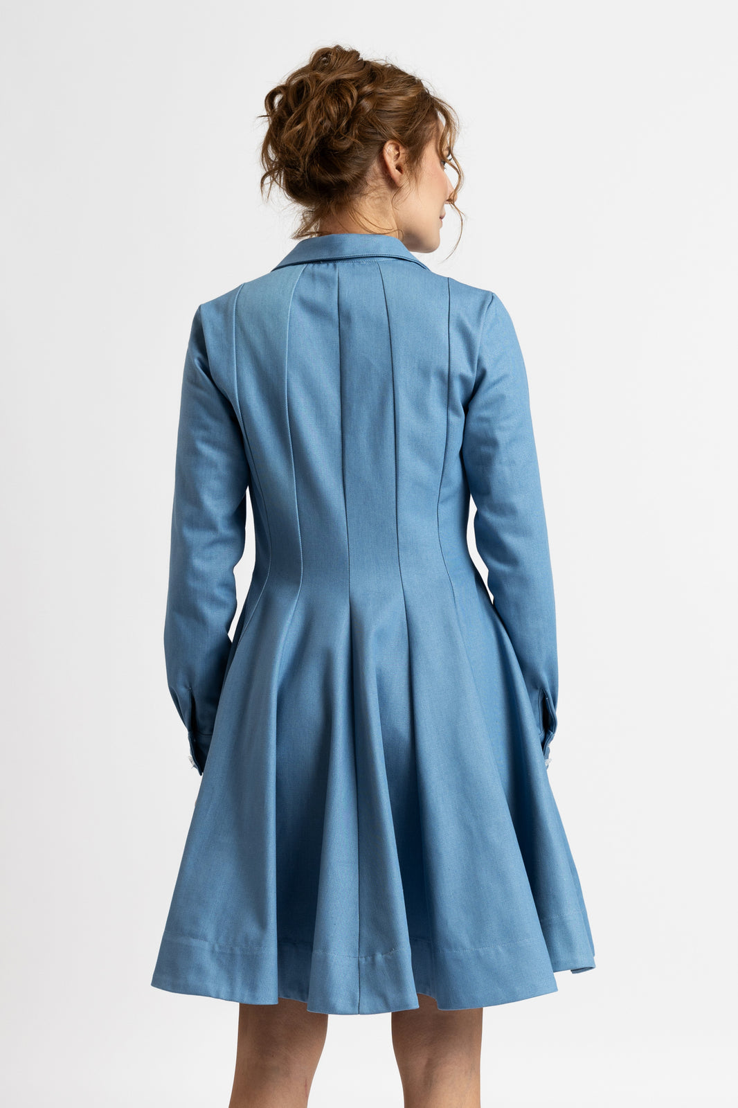 Incarca imaginea in galerie, Rochie scurta in clini din denim