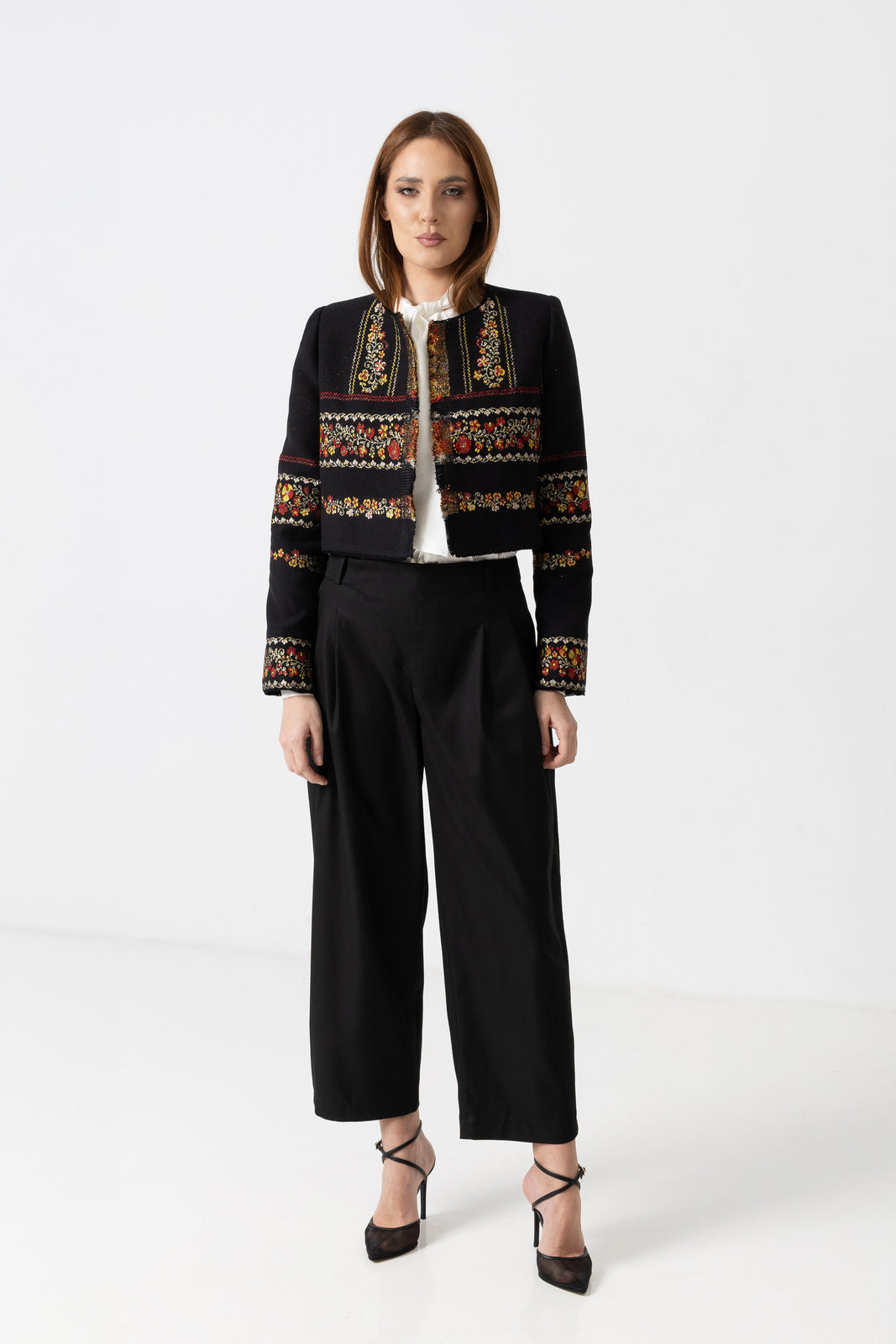 Load image into Gallery viewer, Short skirt woven in a warp