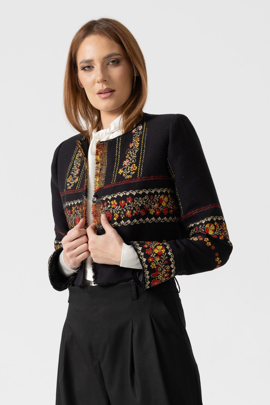 Load image into Gallery viewer, Short skirt woven in a warp