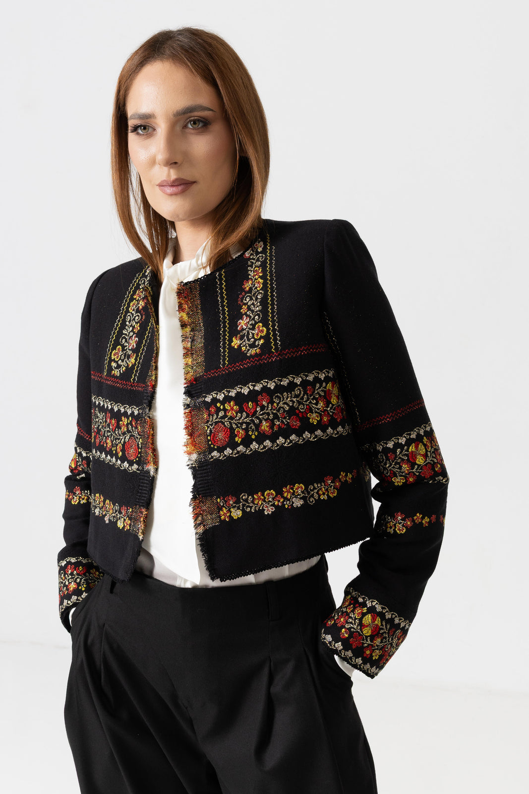 Load image into Gallery viewer, Short skirt woven in a warp