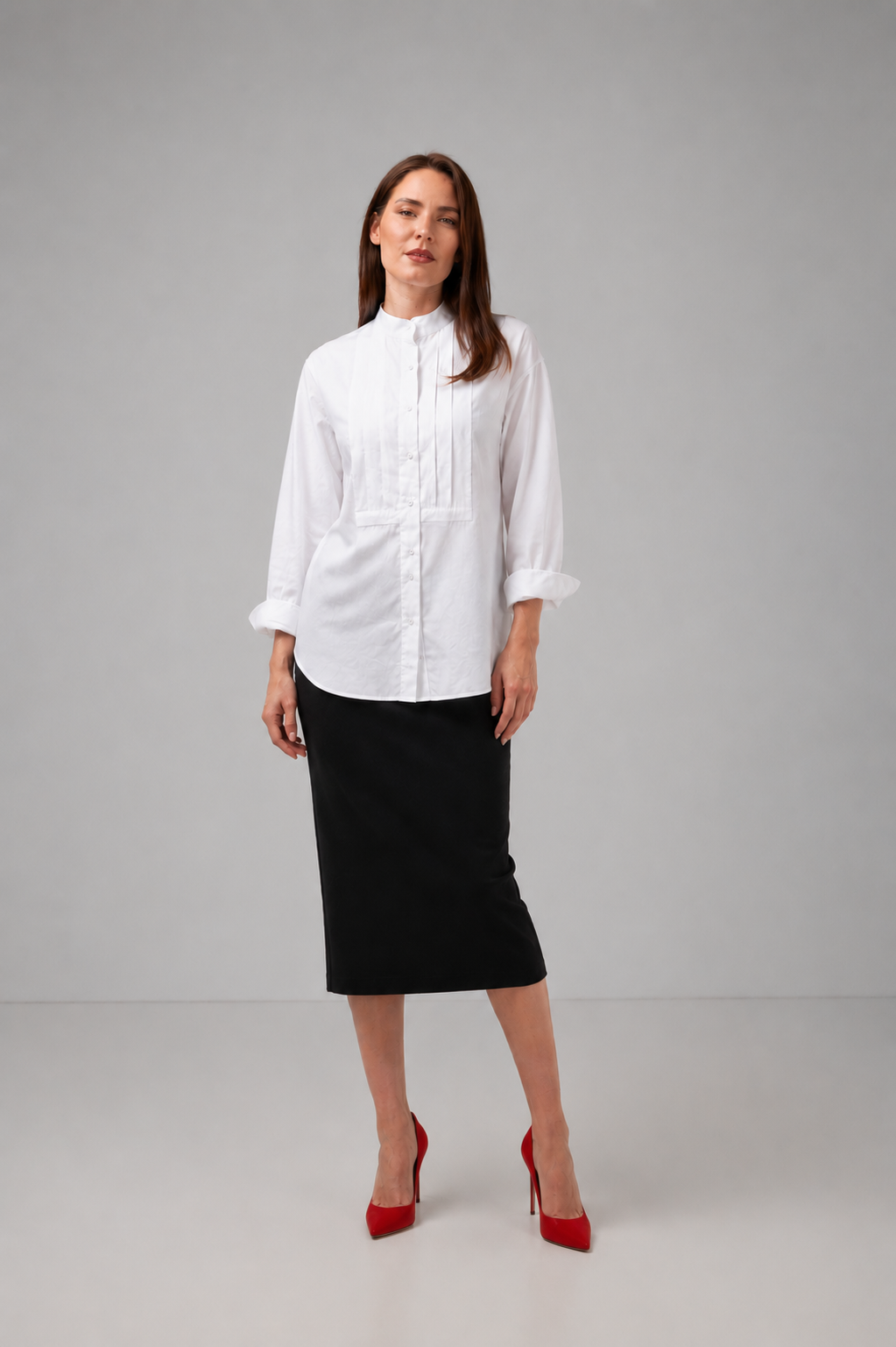 Load image into Gallery viewer, Dark green cotton shirt dress with macrame applications