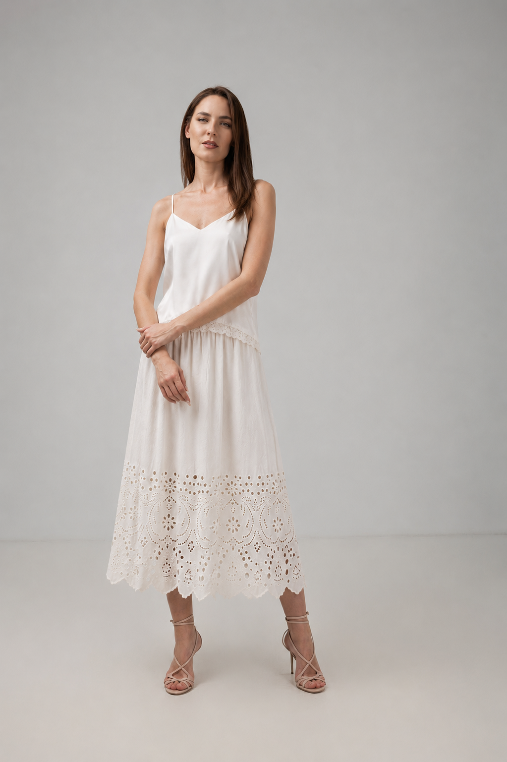 Load image into Gallery viewer, Yellow midi pleated skirt with elastic band