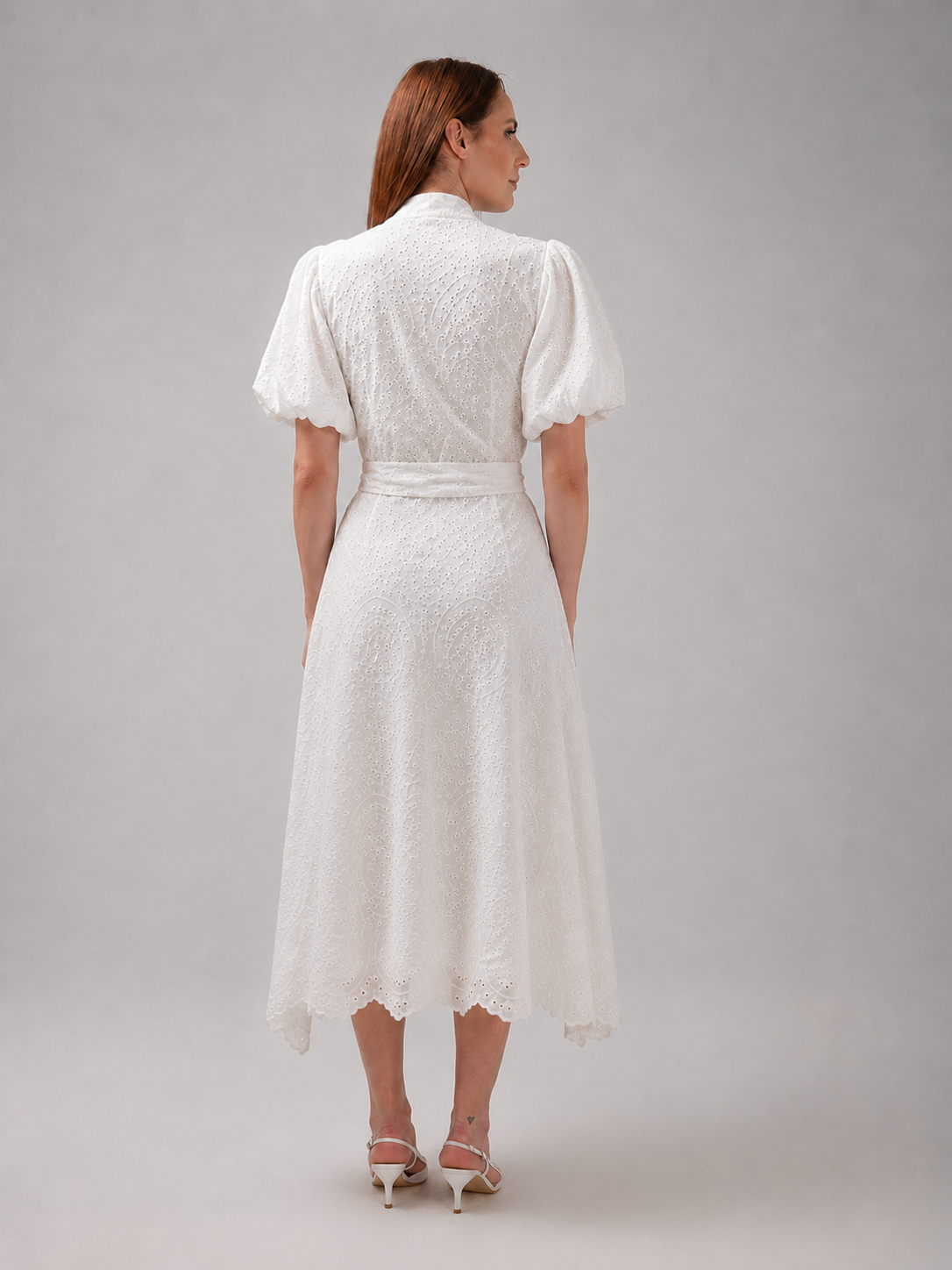 Incarca imaginea in galerie, Rochie camasa din bumbac brodat
