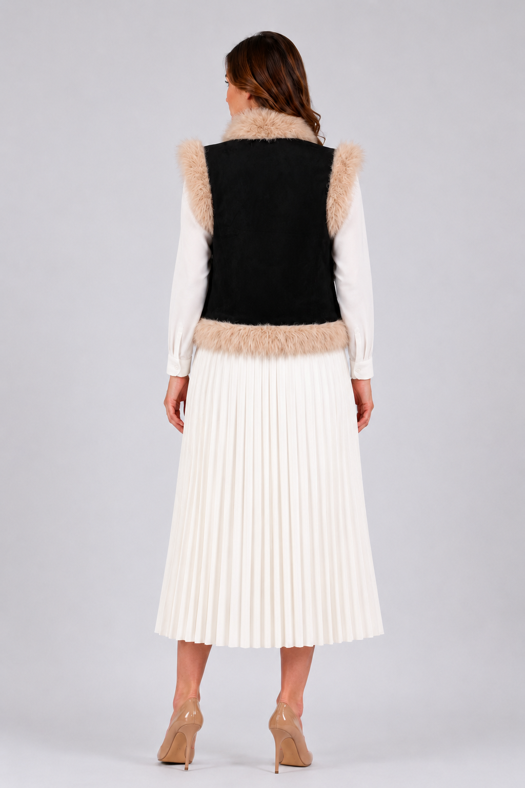 Load image into Gallery viewer, Dusty pink midi dress with cut-out shoulders