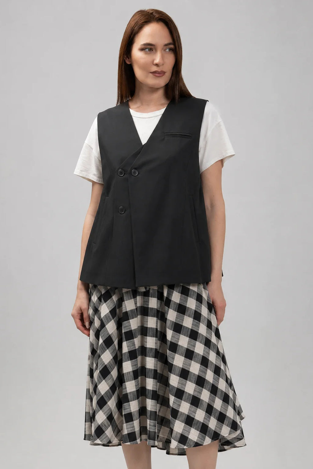 Load image into Gallery viewer, Midi dress in printed viscose and macrame appliqué
