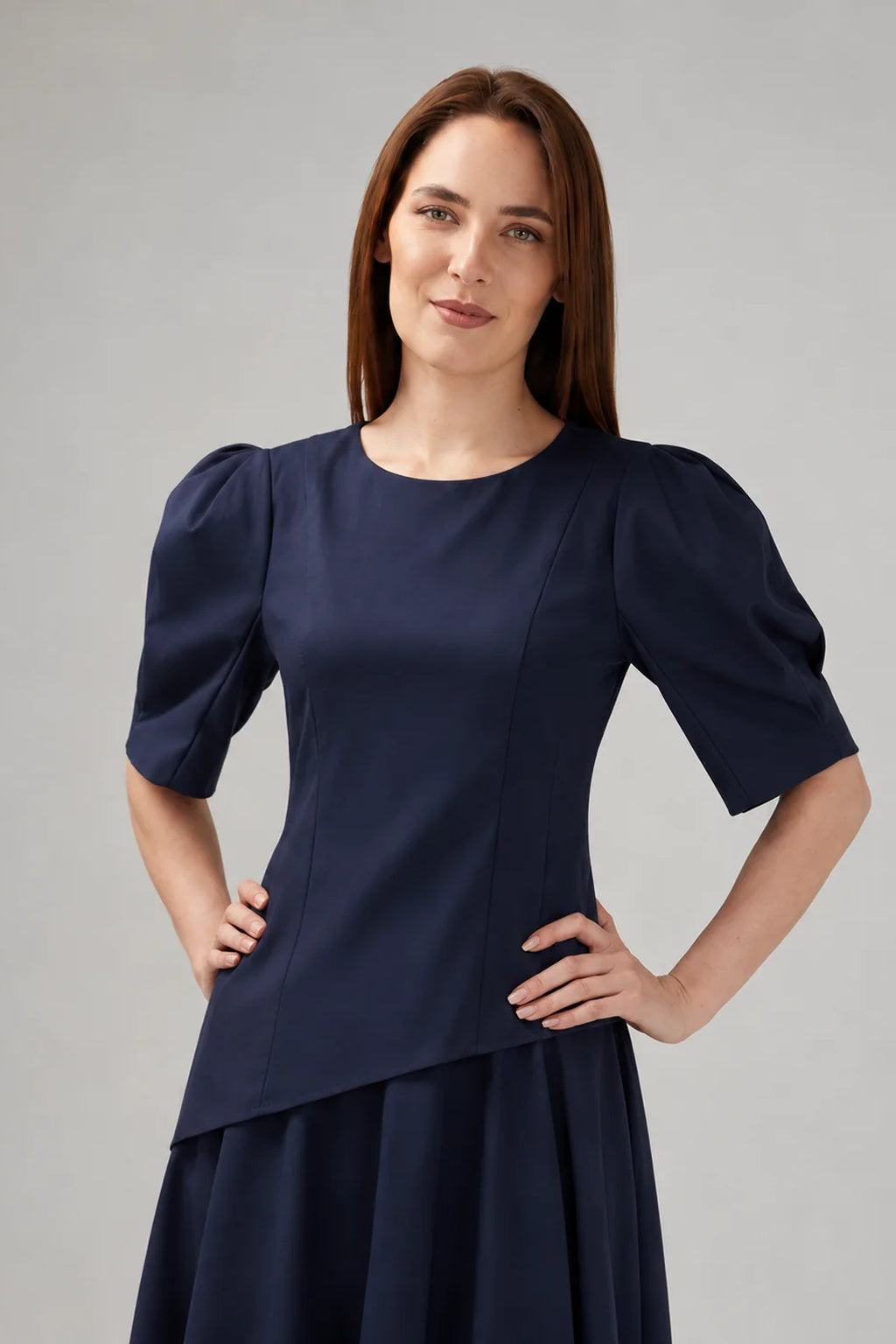 Load image into Gallery viewer, Dark green cotton shirt dress with macrame applications