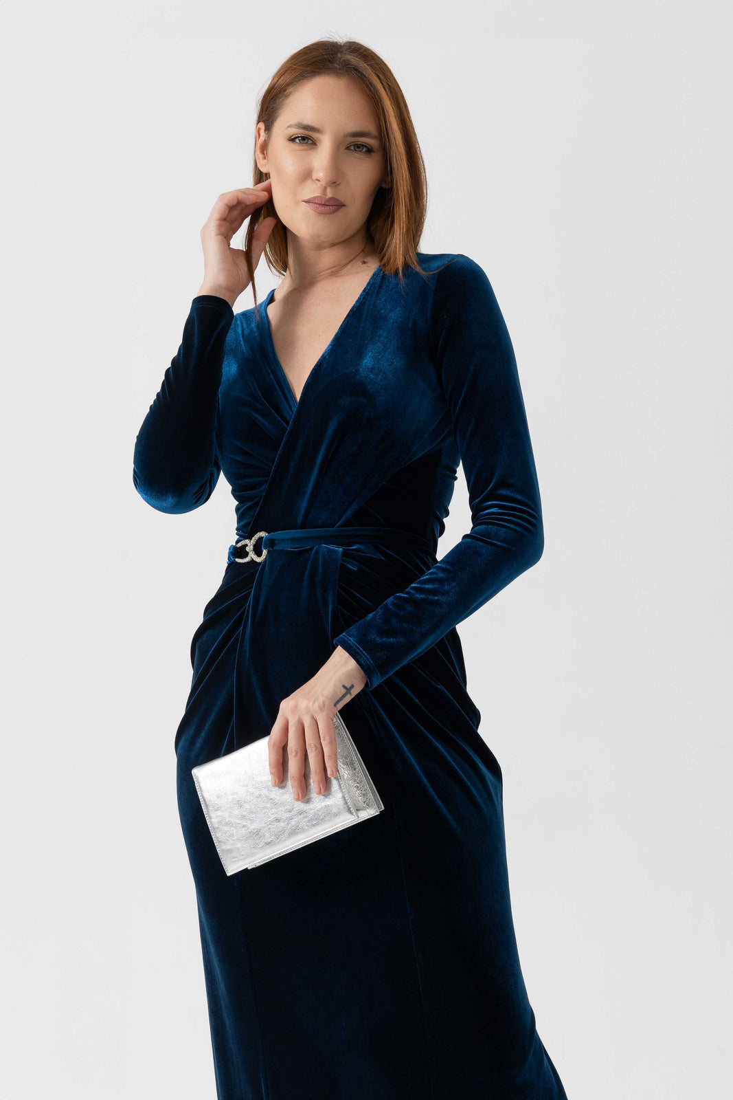 Load image into Gallery viewer, Midi white taffeta skirt