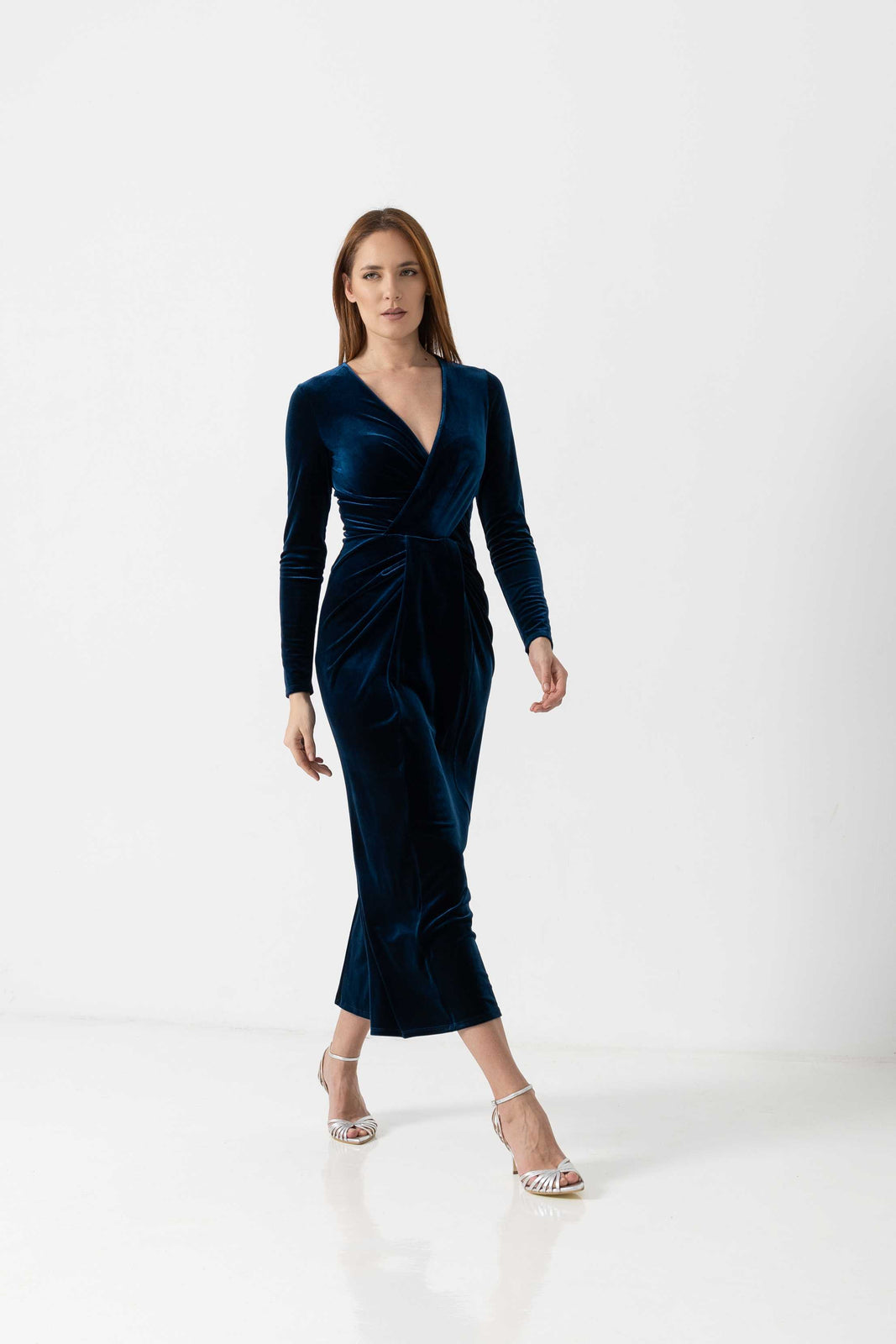 Load image into Gallery viewer, Midi white taffeta skirt